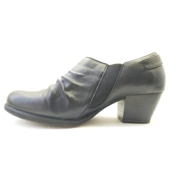 Kim Roger's Mazy Bootie Women's Size 10 Black Leather Ankle Booties - Picture 6 of 9